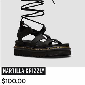 Dr. Martens Black Nartilla Sandal UK 4 / US 6